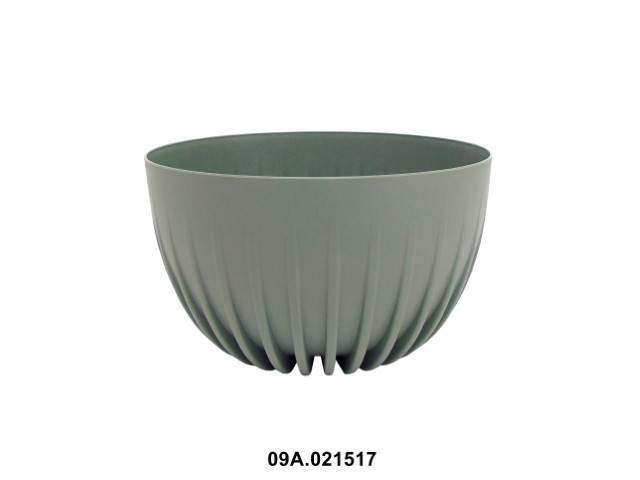 Maceta "MIRA" color gris verde 24 cm · plástico reciclado