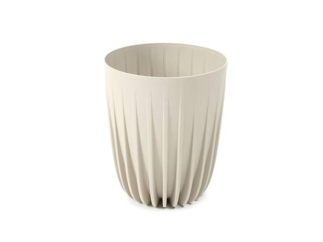Maceta "MIRA ECO RECICLADO" color crema 30 × 35 cm · plástico