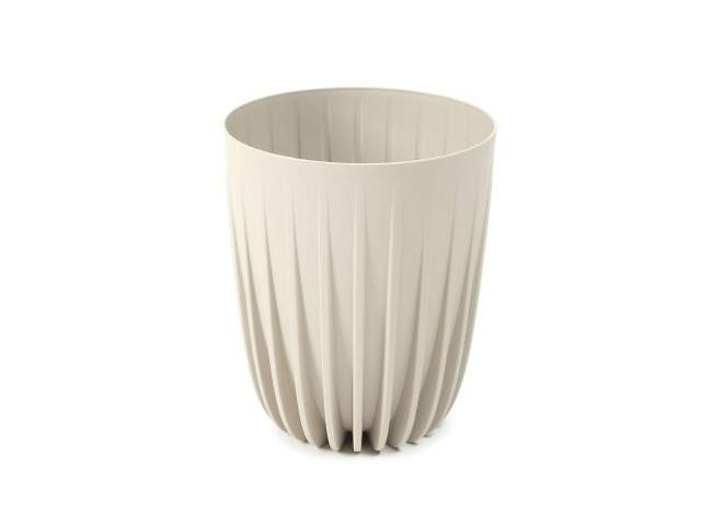 Maceta "MIRA ECO RECICLADO" color crema 39 × 46 cm · plástico