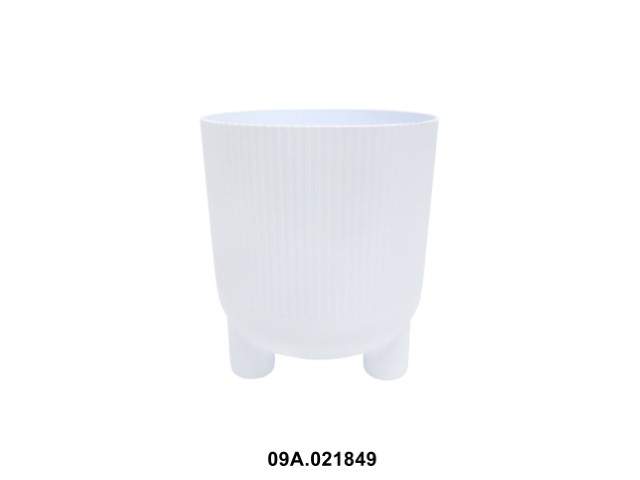 Maceta "ARIA JUMPER" color blanco 16 × 18 cm · plástico