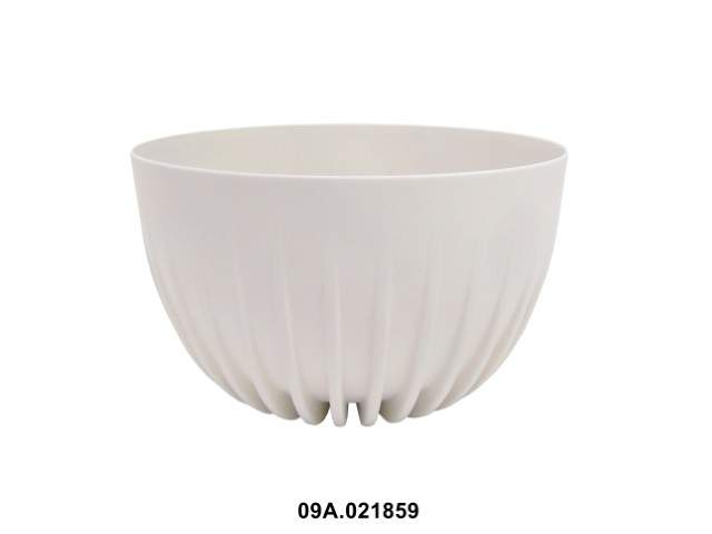 Maceta "MIRA ECO RECICLADO" color crema 24 × 14 cm · plástico