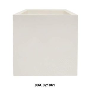Maceta "KARO ECO RECICLADO" color crema 40 × 39 cm · plástico