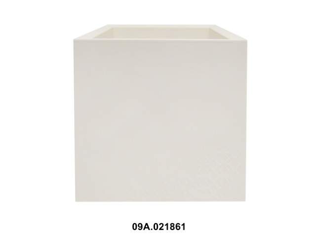 Maceta "KARO ECO RECICLADO" color crema 40 × 39 cm · plástico