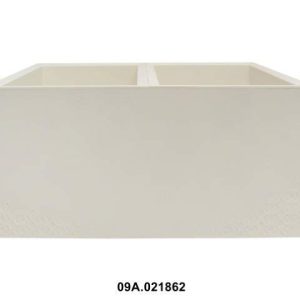 Maceta "KARO ECO RECICLADO" color crema 80 × 40 × 39 cm · plástico
