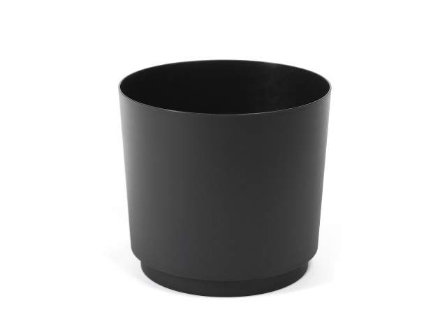 Maceta "AURA" color negro 32 cm · plástico