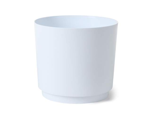 Maceta "AURA" color blanco 32 cm · plástico