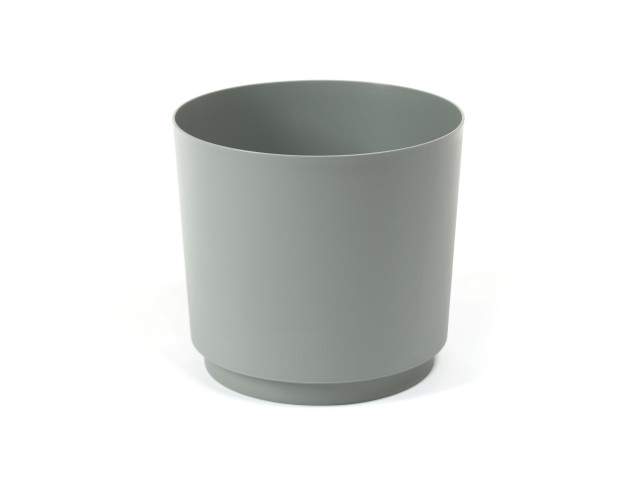Maceta "AURA" color gris verde 32 cm · plástico