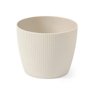 Maceta "MAGNOLIA" color beige 11 cm · plástico