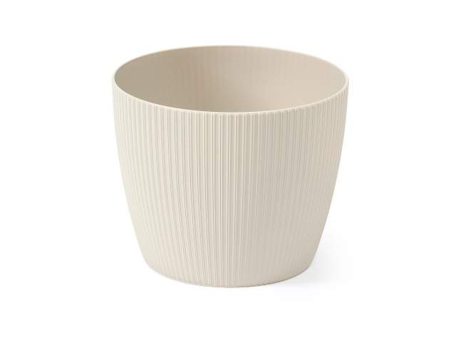 Maceta "MAGNOLIA" color beige 26 cm · plástico