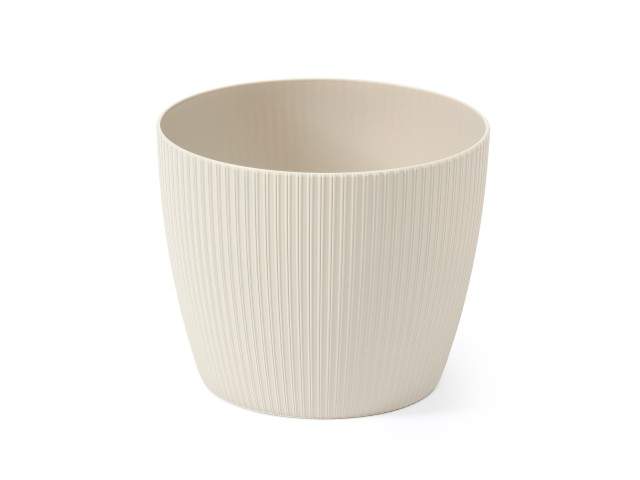 Maceta "MAGNOLIA" color beige 30 cm · plástico