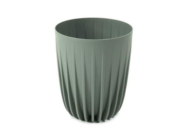 Maceta "MIRA" color gris verde 39 cm · plástico
