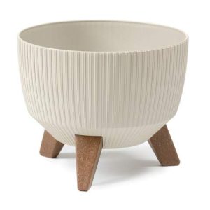 Maceta "ROMA" color beige 29 cm · plástico