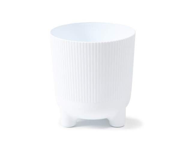 Maceta "ARIA JUMPER" color blanco 14 × 16 cm · plástico