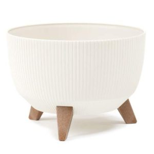 Maceta "ROMA ECO RECICLADO JUMPER" color crema 47 × 22 cm · plástico