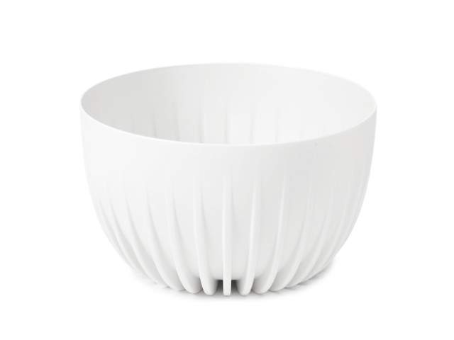 Maceta "MIRA" color blanco 30 × 15 cm · plástico
