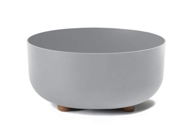 Maceta con pies "SOFIA" color gris 27 × 17 cm · plástico