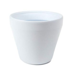 Maceta "LIMA" color blanco 61 × 56 cm · plástico