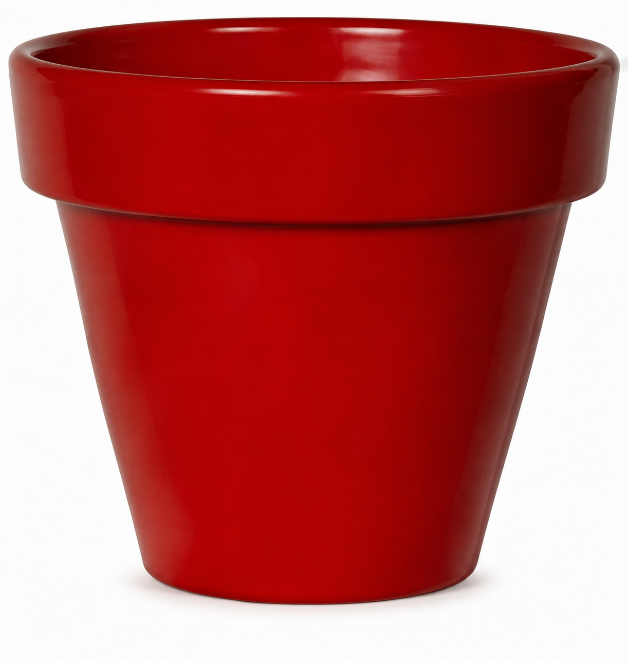 Maceta vaso stand de barro con acabado epoxi - 15 cm × 14 cm de alto