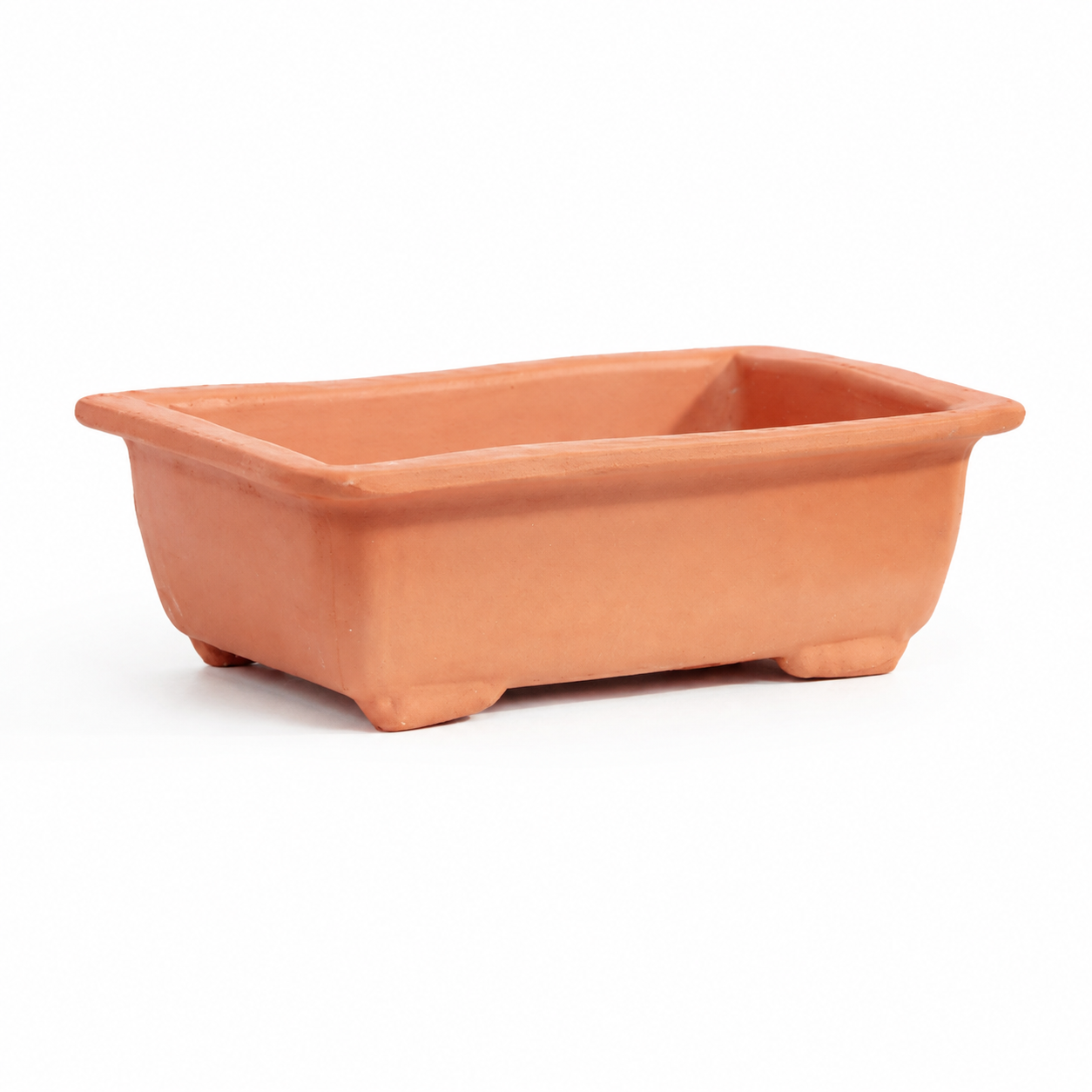 Maceta bonsái rectangular de terracota - 14 × 10 cm × 4 cm de alto