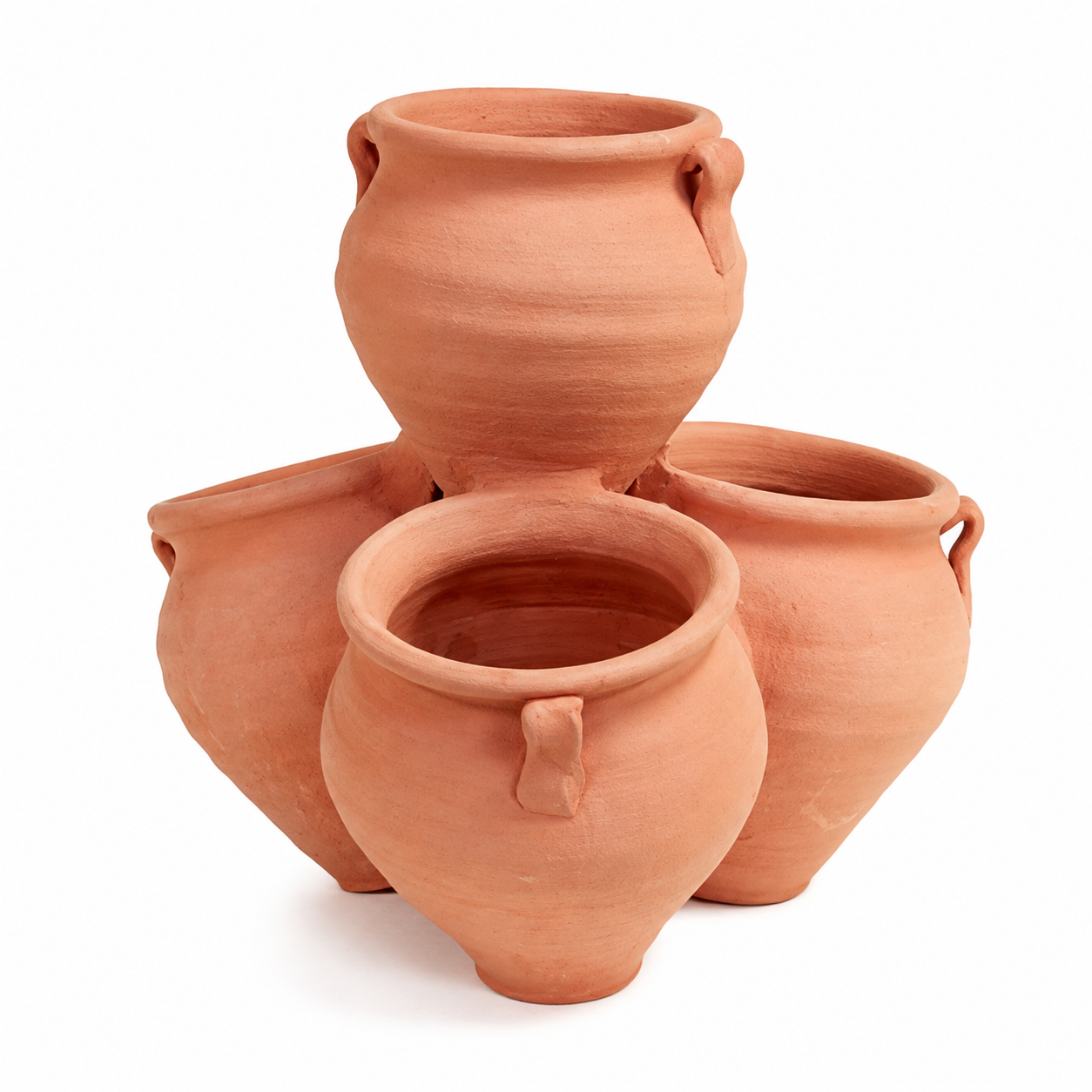 Maceta cactus de terracota - 20 cm de alto