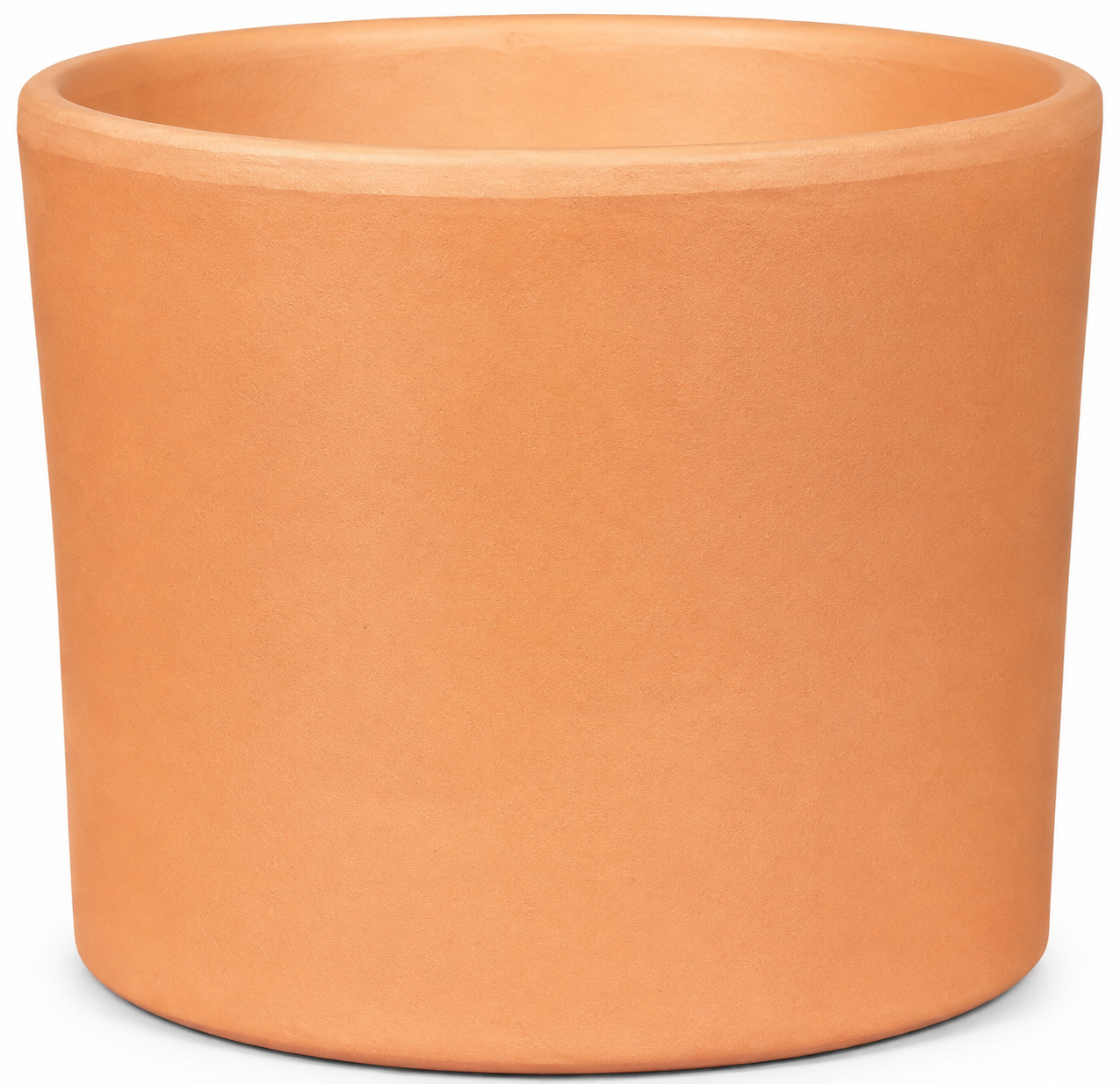 Maceta cilindro de terracota - 14 cm × 12 cm de alto
