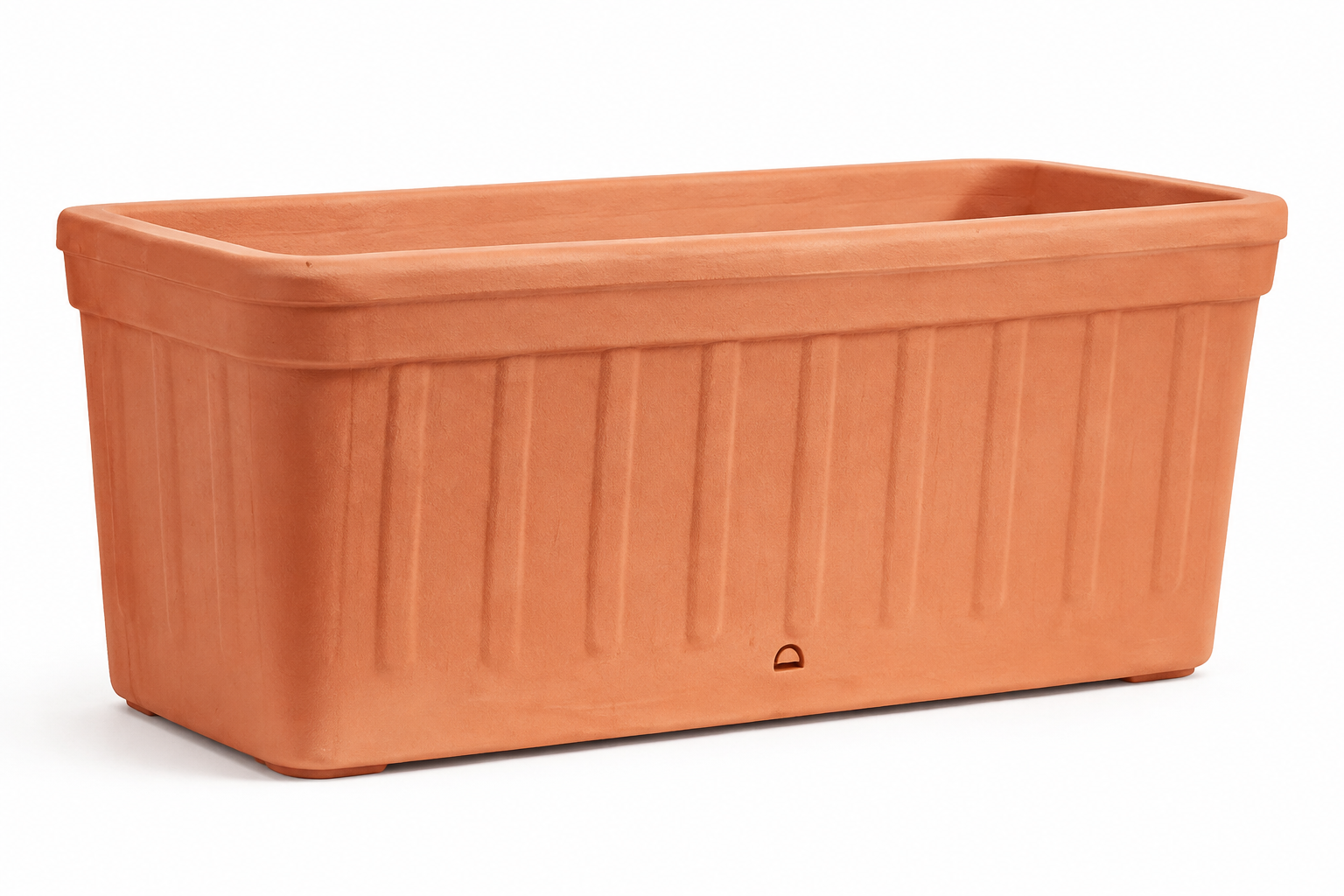 Jardinera de terracota - 40 cm × 21 cm de alto