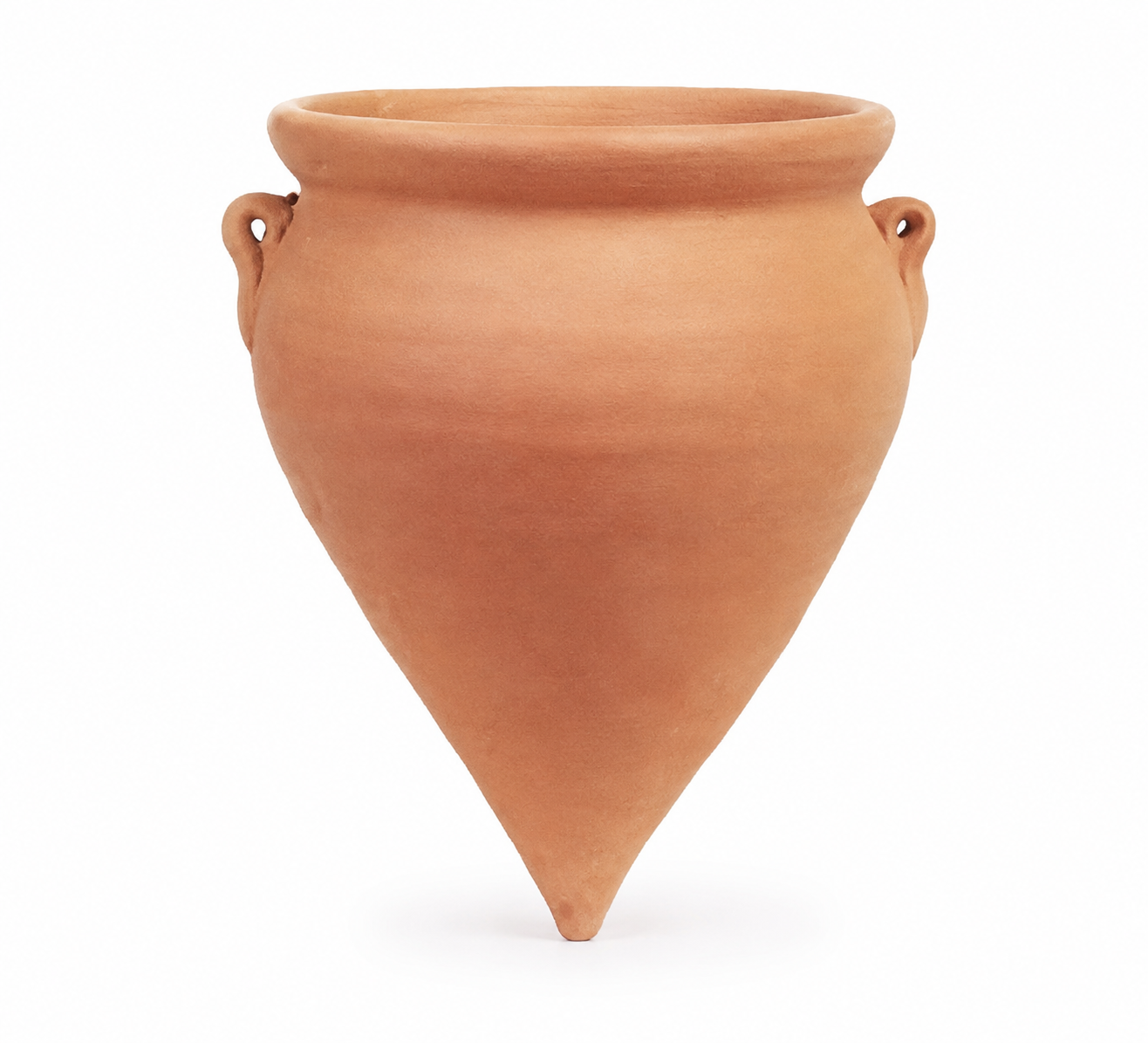 Maceta orza pico de terracota - 16 cm × 27 cm de alto