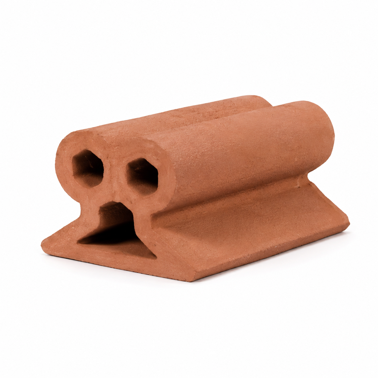 Pie jardinera de terracota - 8 cm × 15 cm de alto