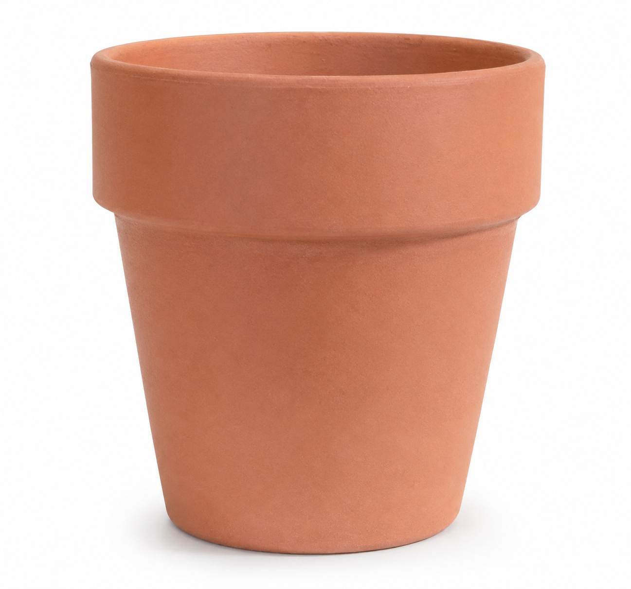 Maceta estándar alta de terracota - 14 cm × 16 cm de alto