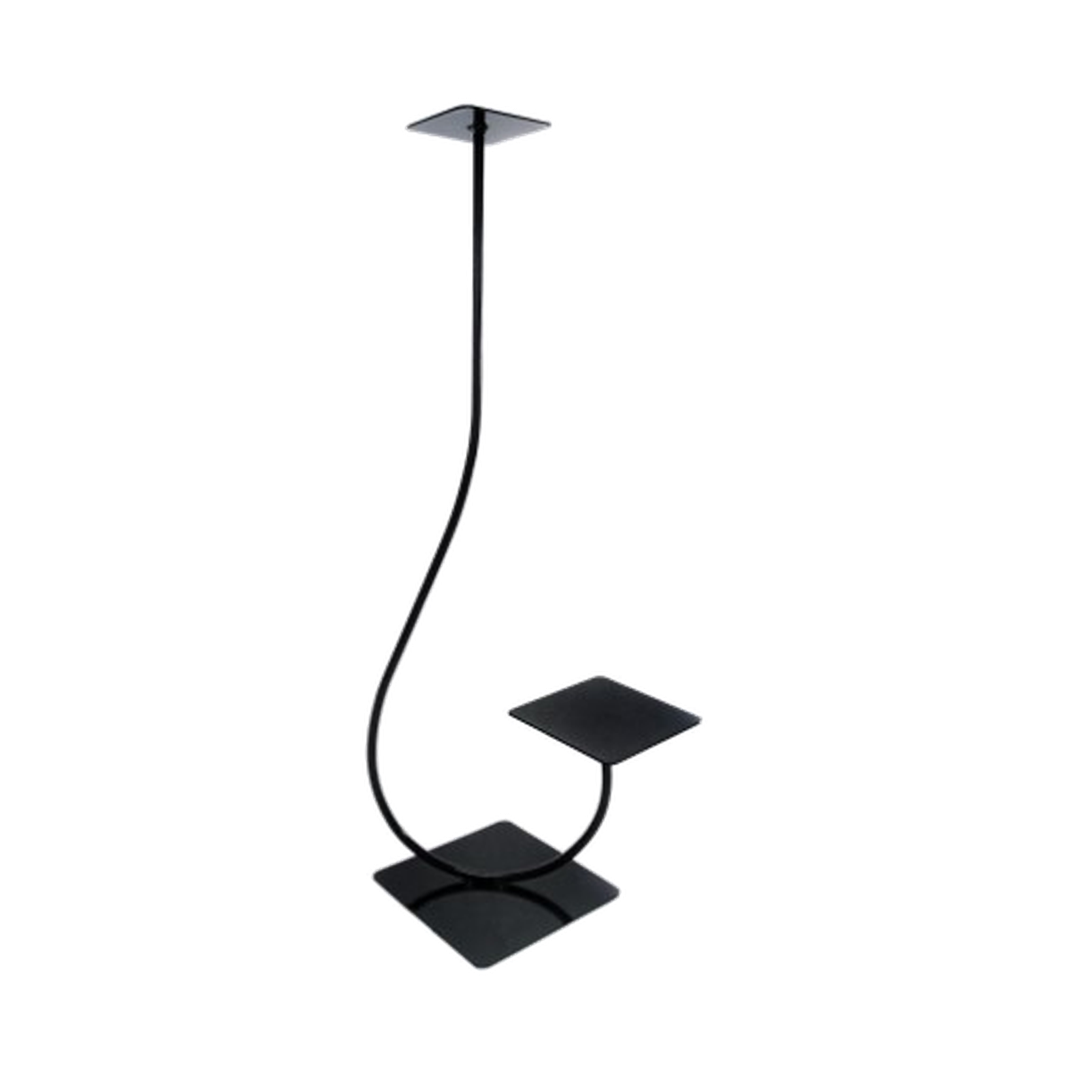 Soporte metálico para centros florales negro – 60 cm