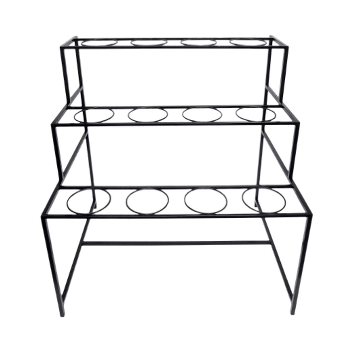 Expositor metálico negro – 95 × 70 × 100 cm