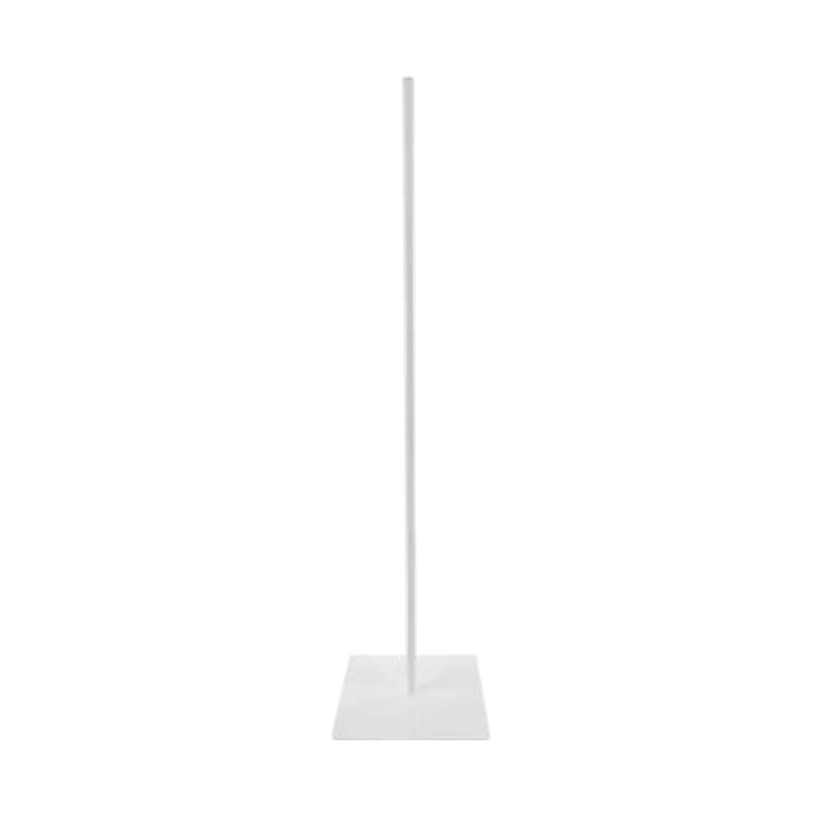Soporte metálico Barón blanco – 20 × 20 × 80 cm